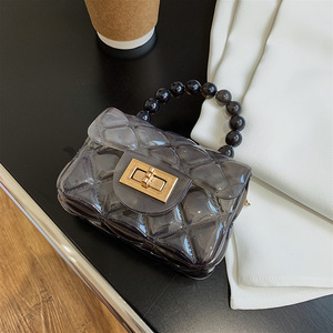 Sac bandoulière transparent en PVC pour fille, mini sac fourre-tout mignon avec chaîne, style mode, Tanjing - Product Image 4