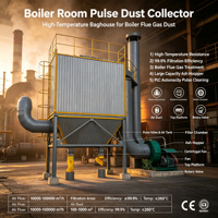 Industrieller Puls-Jet-Filterhaus-Staubabscheider aus Kohlenstoffstahl für Zement, Mehl, Pulver, Kessel, Flugasche, Ofen, Silo, Mühle
