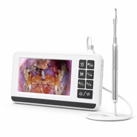 Caméra endoscopique numérique avec écran, otoscope pour le nettoyage des oreilles, outil de retrait de cérumen pour les soins quotidiens