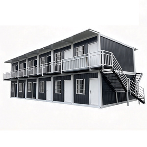 Casa Prefabricada de 2 Pisos, Casa Contenedor Moderna, Casa Contenedor Desmontable Modular, Villa de Hotel de Lujo con Cocina - Product Image 6