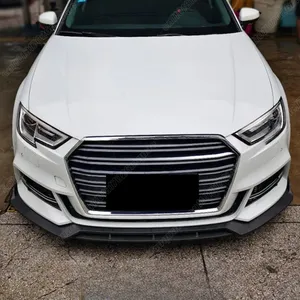 สำหรับ A3 S3 8V ปี 2016 2017 2018 2019 สปอยเลอร์กันชนหน้า ดิฟฟิวเซอร์ ชุดแต่งภายนอกสำหรับรถแข่ง อุปกรณ์ตกแต่งเสริม ชุดแต่งตัวถัง - Product Image 5