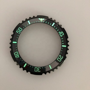Pièces de montre haut de gamme : Insert de lunette en céramique entièrement luminescent pour SKX007, vente chaude - Product Image 2