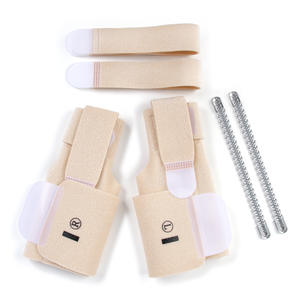 Sangle de fixation des orteils <span class=keywords><strong>Hallux</strong></span> <span class=keywords><strong>Valgus</strong></span>, protège-orteils pour la protrusion osseuse du gros orteil, séparateur d'orteils superposé, fixation continue douce anti-usure jour et <span class=keywords><strong>nuit</strong></span> - Product Image 5