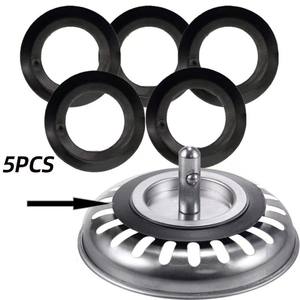 ラバーシールワッシャーガスケットOリングシールフランケバスケットストレーナープラグキッチンバスルームブラックシンクフィルターFor78 79 80 82 83 - Product Image 2