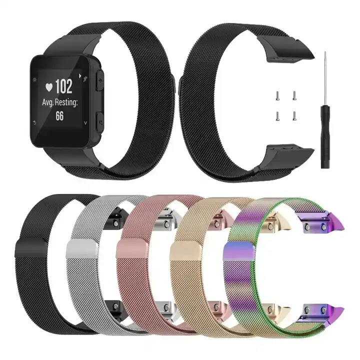Wholesale for Garmin Forerunner ForeAthlete 35J Metal Strap With Tools Stainless Steel Magnetic Loop Milanese Watch Band From m.alibaba.com