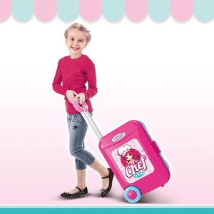 KSF Jouet de cuisine 3 en 1 pour filles, en plastique ABS, jeu de cuisine de <span class=keywords><strong>chef</strong></span> fictif avec <span class=keywords><strong>petit</strong></span> bagage pour les jouets de cuisine des filles - Product Image 4