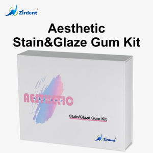 ชุดเคลือบสีชมพูสำหรับเหงือก Zirdent Gingival Pink Stain Glaze Kit 8 เฉดสี วัสดุสิ้นเปลืองทางทันตกรรม เซรามิกสำหรับงานทันตกรรม ผลิตภัณฑ์ทันตกรรมเพื่อความสวยงามสำหรับเหงือก - Product Image 6