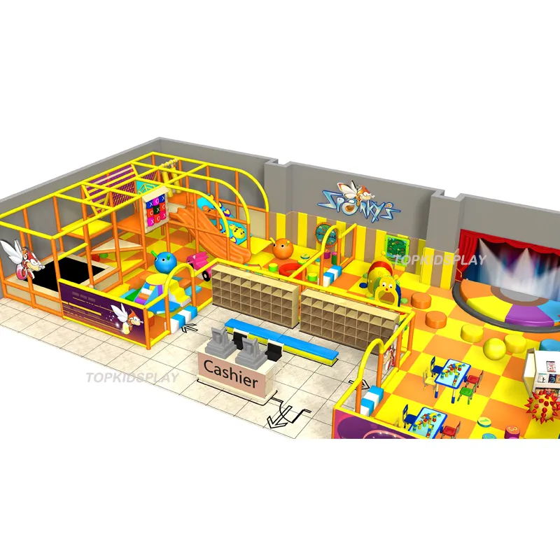 Enorme Tweede Kleine Speelgoed Spelen School Structuur Kap Droom Kap Droom Slide Unit Speeltuin Indoor
