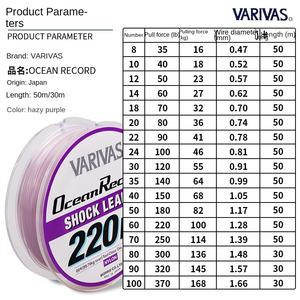 Varivas ญี่ปุ่นแบร์รี่เบสลวดด้านหน้าแบบลอยได้สายตกปลาบินสำหรับบันทึกมหาสมุทรปืนไนลอนสีทองสำหรับการหลอกล่อขนาดใหญ่ - Product Image 2