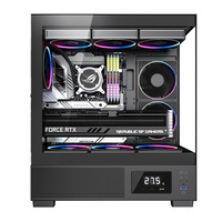 Cajas de Ordenador con Pantalla, Ordenador de Escritorio ATX/Micro-ATX, PC para Juegos, PC de Escritorio para Juegos, Caja de PC para Gamers Completa