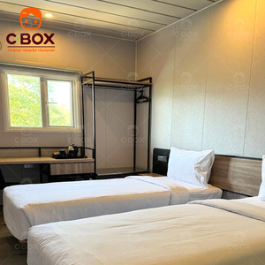 Cbox Vật liệu 2025 nâng cấp prefab văn phòng tùy chỉnh ký túc xá cư trú có thể tháo rời phẳng gói container nhà - Product Image 5