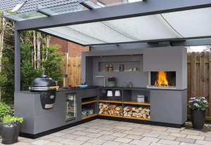 Pequeño estilo europeo alemán nuevo diseño gabinete <span class=keywords><strong>de</strong></span> <span class=keywords><strong>cocina</strong></span> al aire libre marco <span class=keywords><strong>de</strong></span> acero inoxidable Módulo <span class=keywords><strong>de</strong></span> gabinete <span class=keywords><strong>de</strong></span> barbacoa - Product Image 5