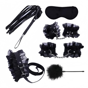 БДСМ, секс-игрушки для женщин, кожаные кружевные наборы, комплекты удерживающих принадлежностей для пар, для спальни, для взрослых, для игр, для пар - Product Image 5