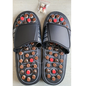 Pantoufles de massage des pieds de santé Point d'acupression Soins Thérapie par aimant Favorisant la circulation sanguine Point de déclenchement de libération myofasciale - Product Image 5