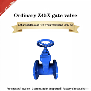 Vanne à opercule manuelle à température normale pour raccordement domestique DN50-DN600 Z45X-16Q Garantie 3 ans - Product Image 2