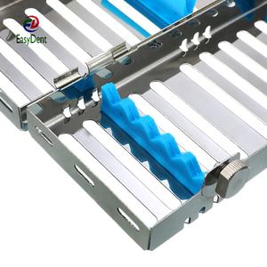 Scatola di sterilizzazione dentale Autoclave cassetta vassoio scatola Rack gomma Linker strumento clinica supporto per disinfezione dentale - Product Image 6