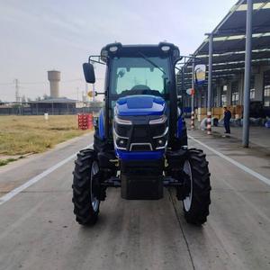 Tracteur agricole 4x4 bleu avec transmission par engrenages et moteur haute productivité pour usage agricole - Product Image 5