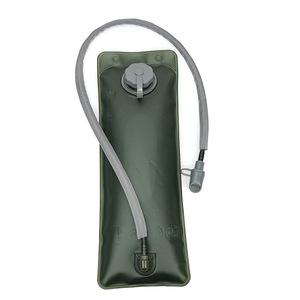 Bolsa de Hidratación de 3L, Bolsa de Agua de EVA, Verde Militar, para Campismo, Senderismo, Ciclismo, Sistema de Bebida para Mochila - Product Image 3