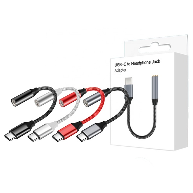 USB C to 3.5mm Headphone Adapter with DAC HiFi Digital Decoding Audio Cable Supports Mic Call for iPhone 17 15 Samsung Huawei