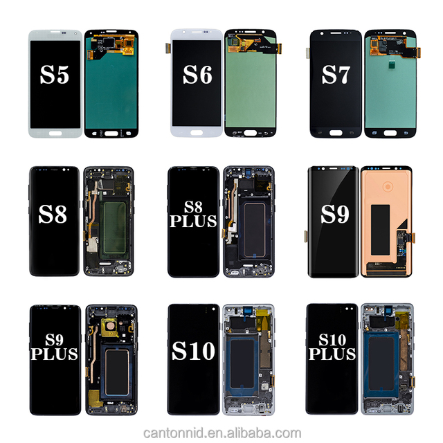 Screen for Mobile Phone Pantallas Para Telefonos for Samsung S4 S5 S6 S7 S8 S9 S10 S20