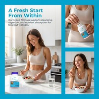 Aeglewell OEM – Capsules de nettoyage intestinal en 15 jours, capsules probiotiques personnalisées, compléments de santé, vente en gros, fabricant