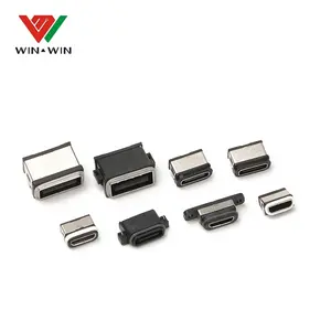 Hot Selling SMT Type Side Entry metal micro usb IP68 jack connector