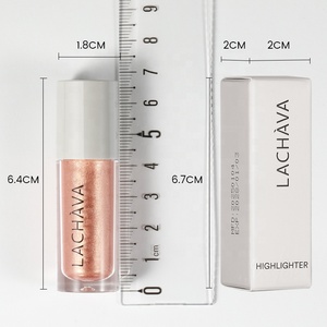 OEM Biểu Tượng Tùy Chỉnh Nhãn Hiệu Riêng Dewy Khuôn Mặt & Cơ Thể Long Lanh Chất Lỏng <span class=keywords><strong>Highlighter</strong></span> Dài Mặc Không Thấm Nước Đa Sử Dụng Sáng <span class=keywords><strong>Highlighter</strong></span> - Product Image 6