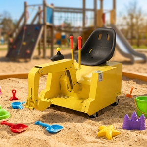 Mini-chargeuse-<span class=keywords><strong>pelleteuse</strong></span> électrique Leduole LT-2 pour enfants, construction en fibre de verre, fabriquée en Chine - Product Image 2