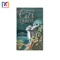 Grosir permainan kartu cetak khusus kartu tarot warna penuh dek