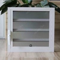 Cadres de persiennes en aluminium, cadre de fenêtre moderne avec moustiquaire