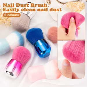 Pincel profesional suave y esponjoso con purpurina para limpiar el polvo de las uñas, herramientas de belleza para manicura DIY para mujeres y niñas. - Product Image 5
