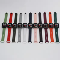 Montre de sport électronique pour étudiants avec logo personnalisé, montre de sport en silicone bon marché, montre LED pour enfants, montres numériques de luxe pour enfants
