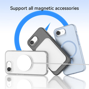 Mạnh Mẽ Magnetic Trường Hợp Đối Với <span class=keywords><strong>iPhone</strong></span> SE <span class=keywords><strong>4</strong></span> da-Cảm Giác Matte Tinh Khiết PC Cứng Trường Hợp Điện Thoại Đối Với <span class=keywords><strong>iPhone</strong></span> Se4 Từ Trường Hợp - Product Image 5