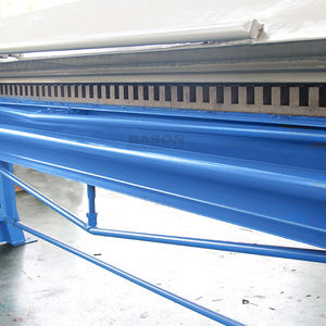 เครื่องพับหน้าแปลนแบบแมนนวลสำหรับพับแผ่นเหล็กสแตนเลส แผ่นอะลูมิเนียม เครื่องพับอะลูมิเนียมขนาดเล็กแบบกล่องที่น่าทึ่ง - Product Image 2