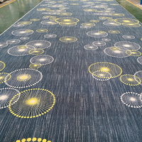 Tapis tufté classique de luxe de puzzle de tapis de polyester/nylon pour le jeu de casino