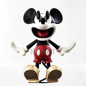 Divertida escultura <span class=keywords><strong>Retro</strong></span> de <span class=keywords><strong>Mickey</strong></span> y Minnie, pantalla líquida para asustar, fibra de vidrio y resina, regalo de mesa para amantes de la moda - Product Image 4