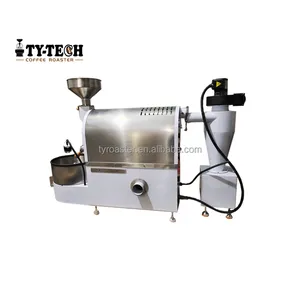 도매 가격 스마트 터치 스크린 TY-TECH 1 킬로 2 킬로 2.5 킬로 국산 유전자 카페 전기 커피 로스터 너트 기계 설명서