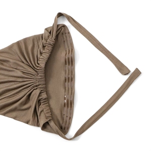 Sous-hijab en jersey de coton extensible antidérapant en silicone pour femmes musulmanes, ajustable avec lien arrière, pour l'automne - Product Image 4