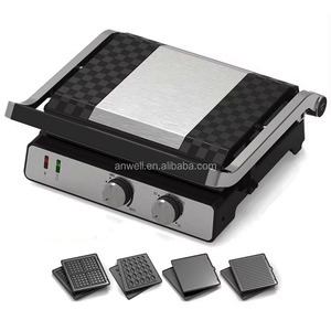 ANWELL Parrilla Eléctrica Desmontable y Lavable, Plancha Eléctrica para Asar, Parrilla Eléctrica para BBQ Familiar, <span class=keywords><strong>Chorizo</strong></span>, Arepa, Desayuno, Brochetas <span class=keywords><strong>de</strong></span> Verduras - Product Image 5