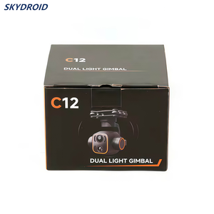מצלמת c12 המקורית jimbal 2k high definition 3-ציר אור כפול gimbal gimbal - Product Image 4