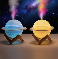 Lampe lunaire USB portable, humidificateur d'air à brume fraîche Jupiter avec veilleuse pour les fournitures de fête d'Halloween