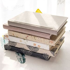 A4 A5 Customizable Logo Thermal Binding Hardcover Fabric Linen Notebook <b>Journal</b> Gift - Product Image 1
