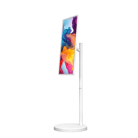 Pantalla de monitor de 32 pulgadas, pantalla táctil de señalización Digital, Android 15, 4 + GB 128, pantalla de TV inteligente, pantalla de monitor de TV portátil con cámara