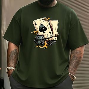 Camiseta gráfica para hombre, 100% algodón, corte holgado, cuello redondo, manga corta, estampada, informal, estilo urbano - Product Image 1