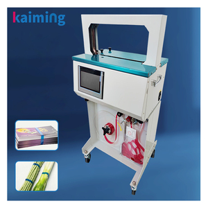 Máquina Flejadora Automática de Pie para Cajas de Cartón con Cinta de Papel y Film OPP para Empaque de Libros y Cartones - Product Image 1