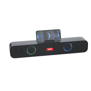 Barra de sonido portátil Altavoz 10W RGB Subwoofer inalámbrico TV Barra de sonido Altavoz Bluetooth Mini Barra de sonido inteligente Altavoz - Product Image 5