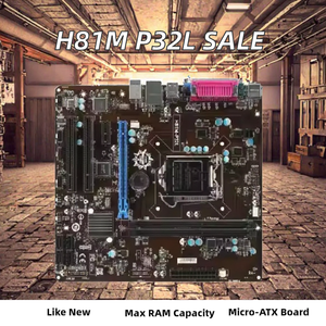 Tân trang lại H81M p32l Bo mạch chủ cho máy tính để bàn Sata VGA PCI-Express <span class=keywords><strong>DDR3</strong></span> m <span class=keywords><strong>ATX</strong></span> có tính năng đôi kênh bộ nhớ Intel Chipset - Product Image 5