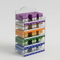 Support de présentation de cigarettes en acrylique personnalisé, petit, pour comptoir, organisateur de magasin de détail