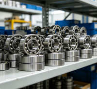 Roulement à billes à gorge profonde en acier chromé, usinage CNC, fabrication OEM, roulement industriel personnalisé pour la réparation de machines