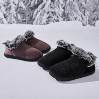 Pantoufles en fourrure douce et confortable pour femmes, vente en gros